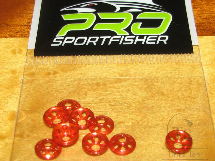 Турбо диск с отверстиями Pro Ultra Sonic Disc Orange Metallic SM 7 мм 10 шт Pro Sportfisher