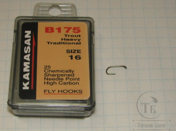 Крючки Kamasan B 175 Trout Heavy Traditional № 16 (25 шт.)