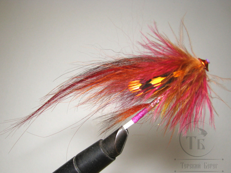 Муха лососёвая Turbo Pl. FF ( 16 ) Rusty Pahtakorva T 8,0 mm. 10 sm.