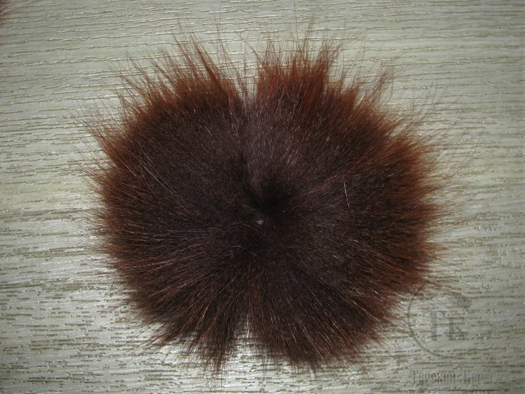 Хвост арктического песца коричневый / Fiery Brown