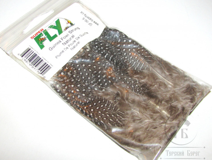 Перья цесарки Guinea Fowl Strong Natural Super Fly