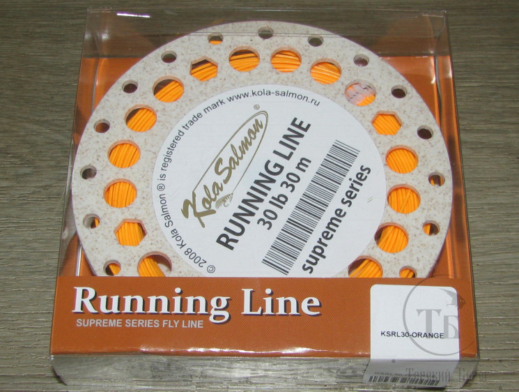 Раннинг Running Line 30 lb 30 m Orange Kola Salmon