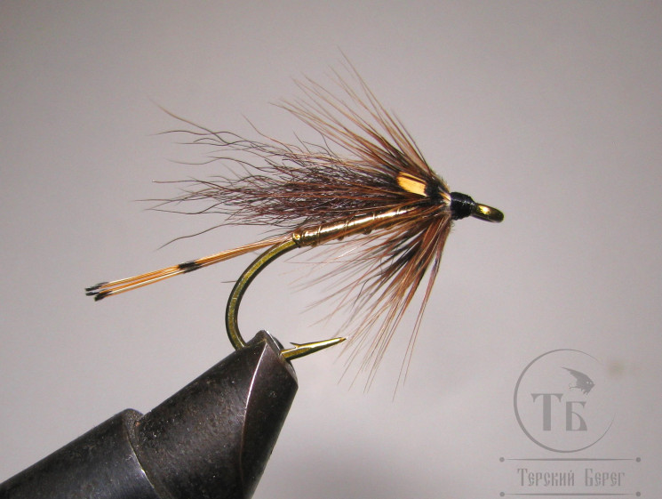Муха форелевая Wet ( 7 ) Bear Trout JC крючок S80NP-BR № 4
