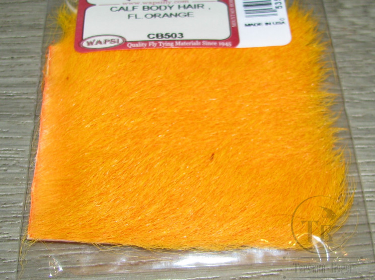 Шкура теленка Calf Body Hair Fl. Orange Wapsi