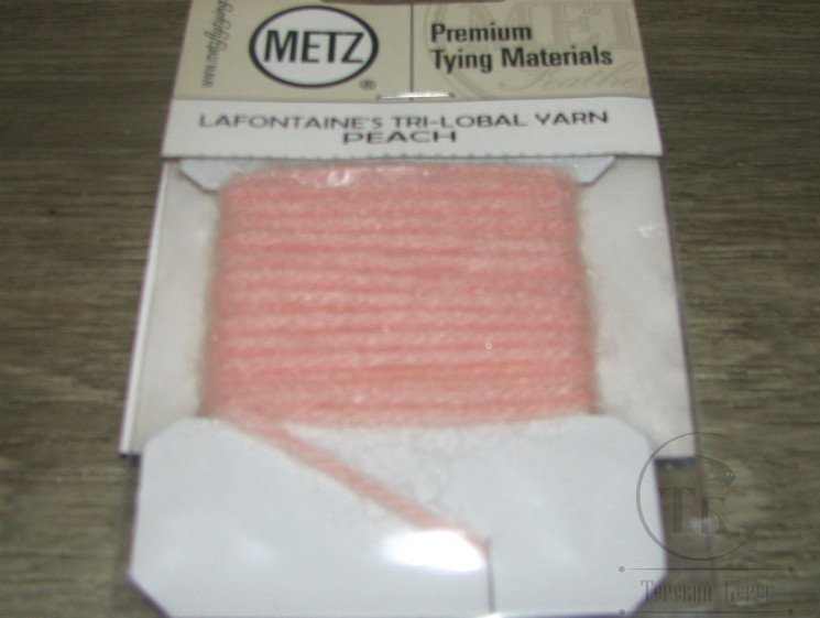 Трёхпрядная шерстяная нить Lafontaine Tri Lobal Yarn Peach Metz