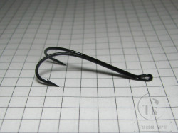 Крючок лососёвый двойник Partridge Double Wilson Black Salmon № 4 ( 10 шт )