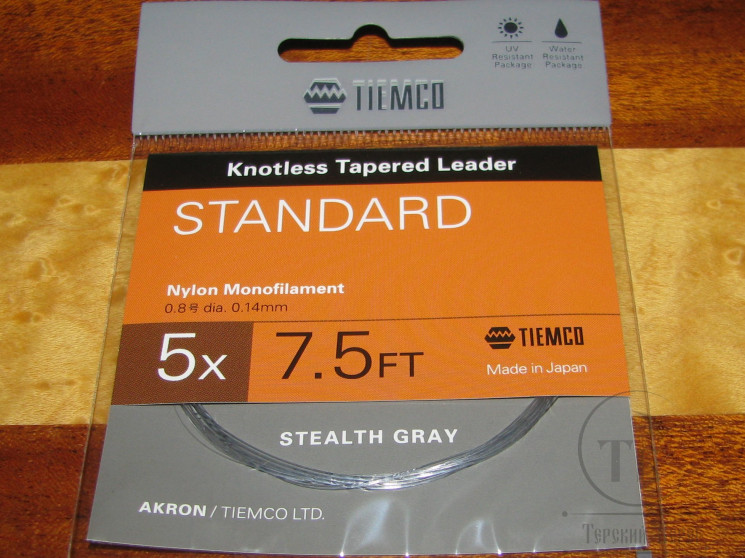 Конусный подлесок Akron Standart 7,5FT 5X 0.14 mm Tiemco