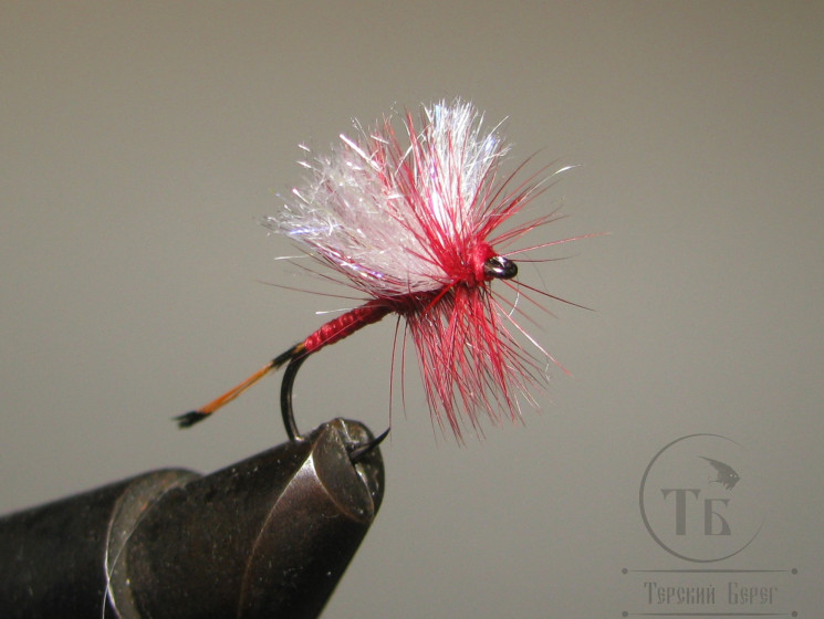Муха сухая V Wings ( 3 ) Red Kumho №10