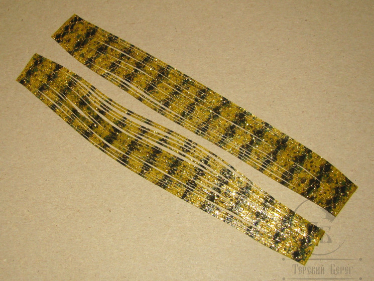 Резиновые ножки Rubber Legs GR 09 Grizzly Crystal Golden Olive