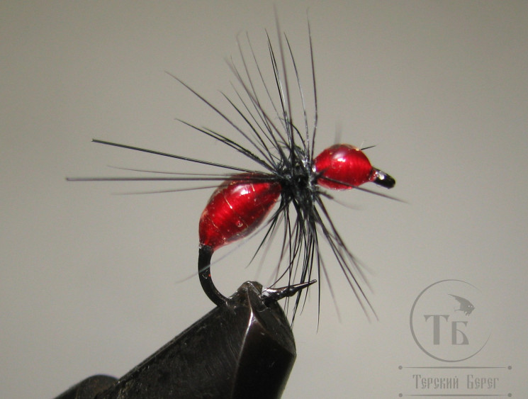 Муха муравей Ant Scud ( 13 ) Red Epoxy Kumho Scud № 10