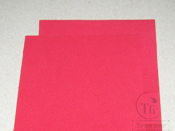 Пенка Thin Fly Foam 1 mm Red (красный) Терский Берег