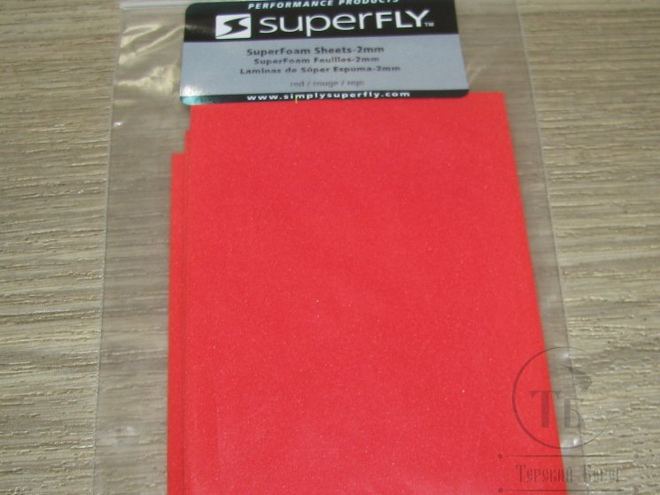 Пенка Super Foam 2 mm Red  Super Fly 3шт