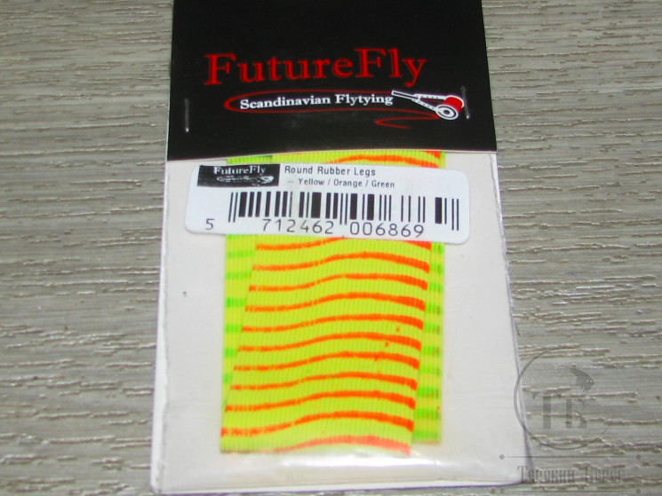 Силиконовые ножки Round Rubber Legs Yellow / Orange / Green Future Fly
