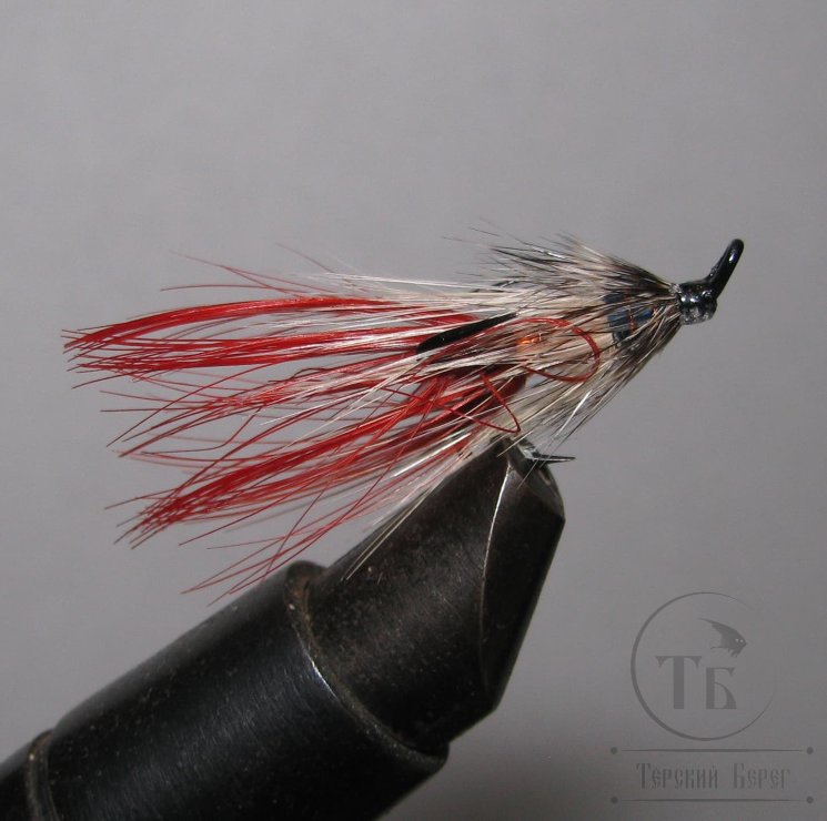 Лососёвая муха Тройник ( 14 ) GPH Partridge Black № 12 