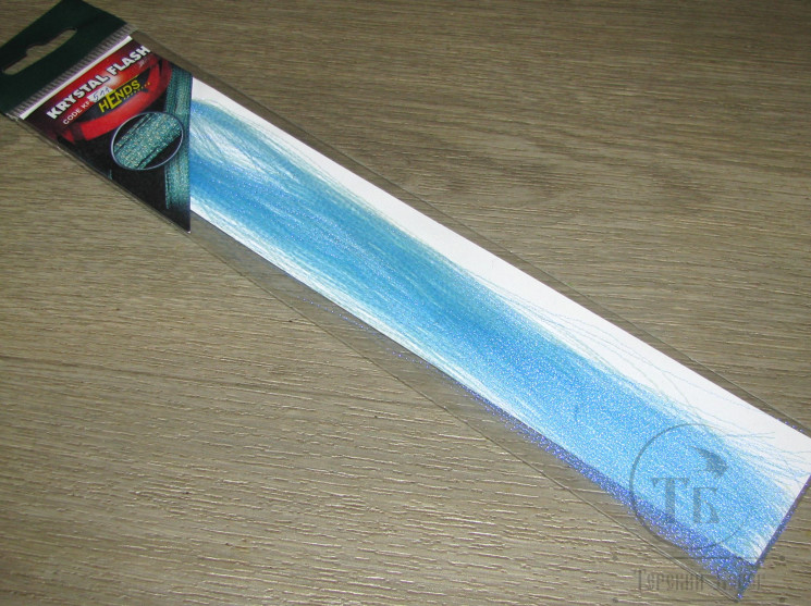 Крученый люрекс Krystal Flash  UV Ice Effect UV Lt. Blue KF-511 Hends