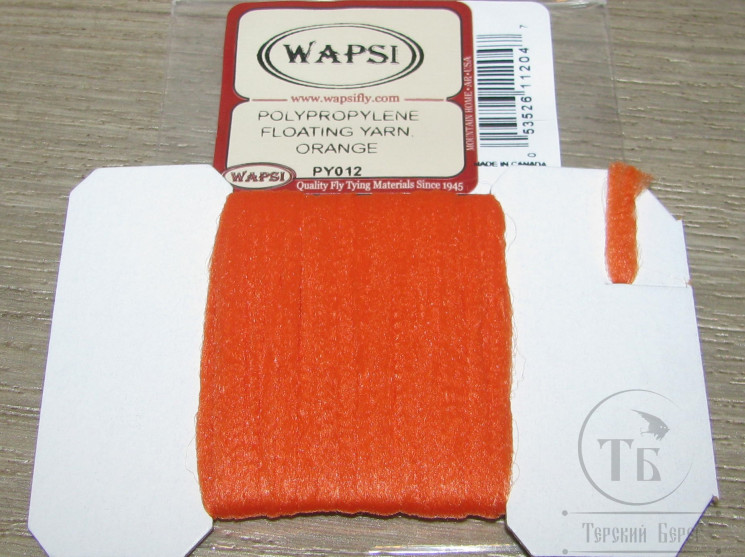 Полипропиленовая пряжа Polypropylene Floating Yarn Orange Wapsi