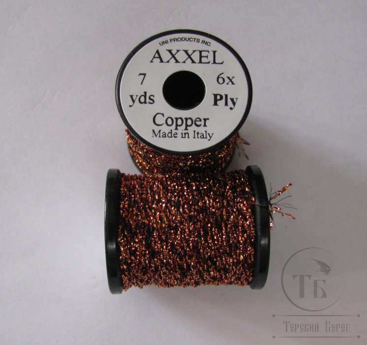 Плетеный люрекс UNI AXXEL 6 x ply Сopper
