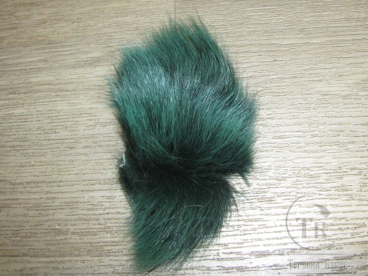 Мех арктического песца малахит / Arctic Fox Fur Malachite