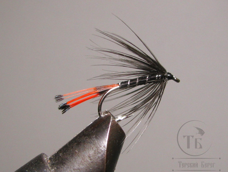 Муха Soft Hackle ( 3 ) SH Black Gold Pheasant Tail кр. № 16
