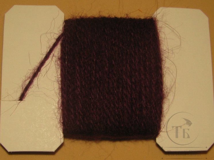 Шерстяная пряжа Goat Yarn Nymph Md 2 ply Dk Claret 10 м.
