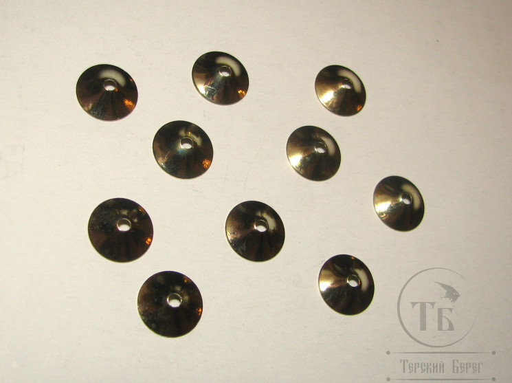 Конус ( турбо диск ) 12 мм 10 шт Metallic Olive