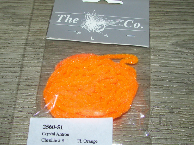 Синель Krystal Antron Fl. Orange # S The Fly Co