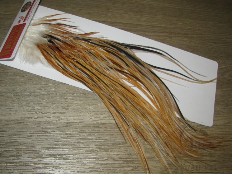 Седло 1/2 Whiting Dry Fly Bronze Saddle Honey Dun