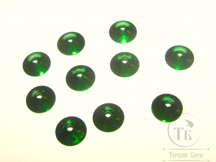 Конус ( турбо диск ) 12 мм 10 шт Metallic Green