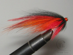 Муха лососёвая  Bottle Medium ( 35 ) JC TD Red Orange Varzuga