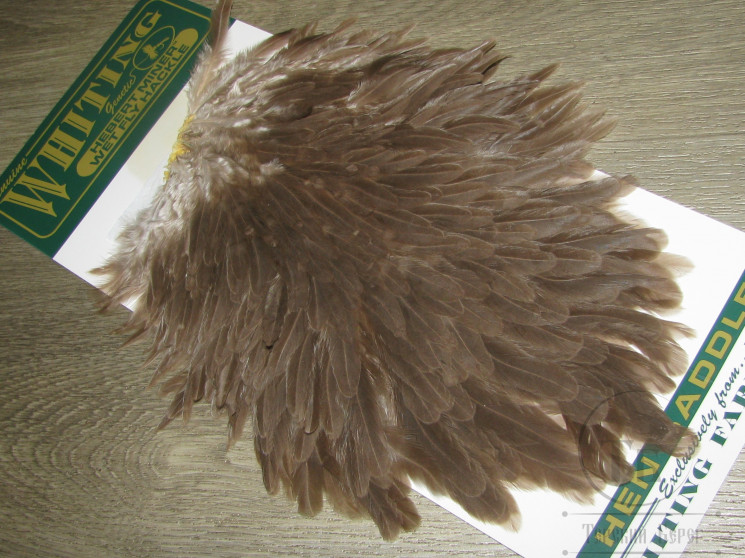 Курица седло Hebert Wet Hen Saddle Md Brown Dun  Whiting