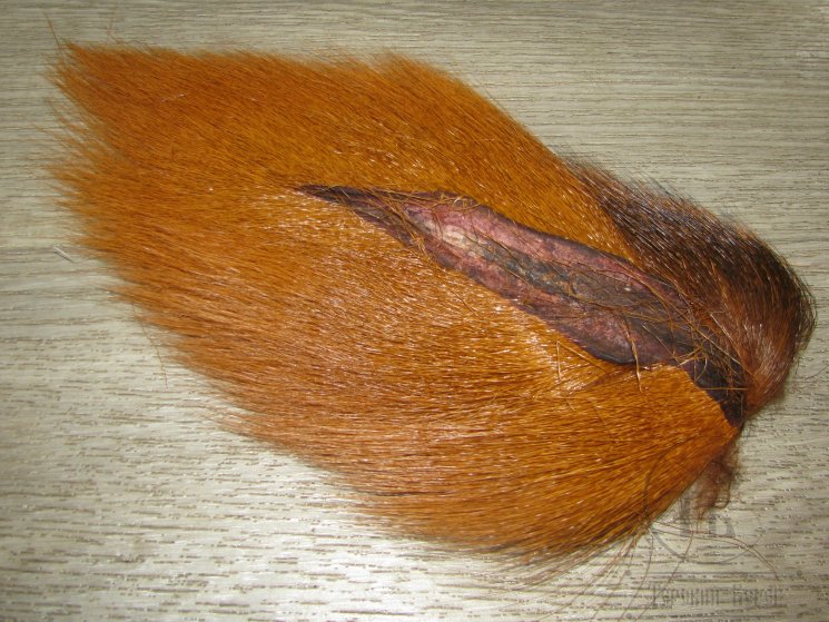 Хвост оленя большой Bucktail Large Camel