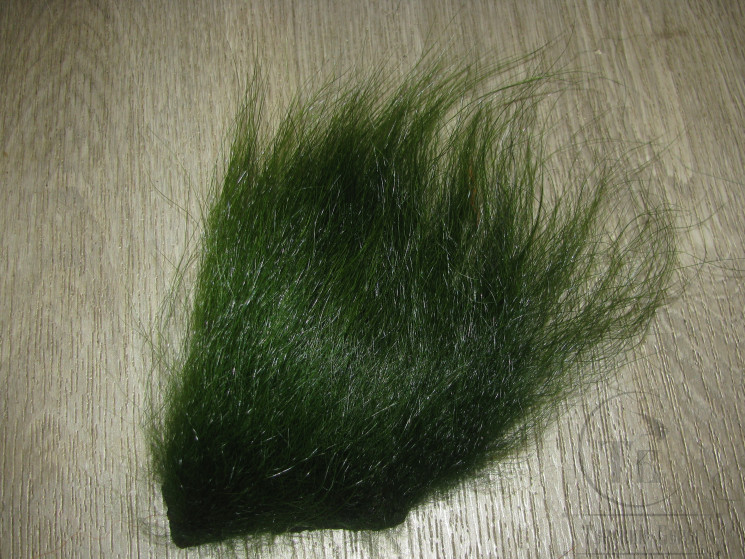 Имитация меха imi polar bear Green Olive Long № 3 ( 9 - 12 см )