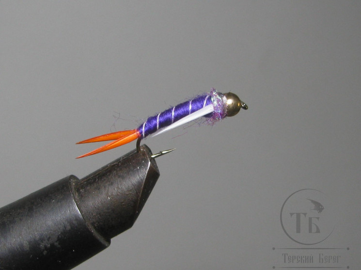 Муха нимфа Biot ( 22 ) Prince GH nymph Purple кр. Stim. № 10