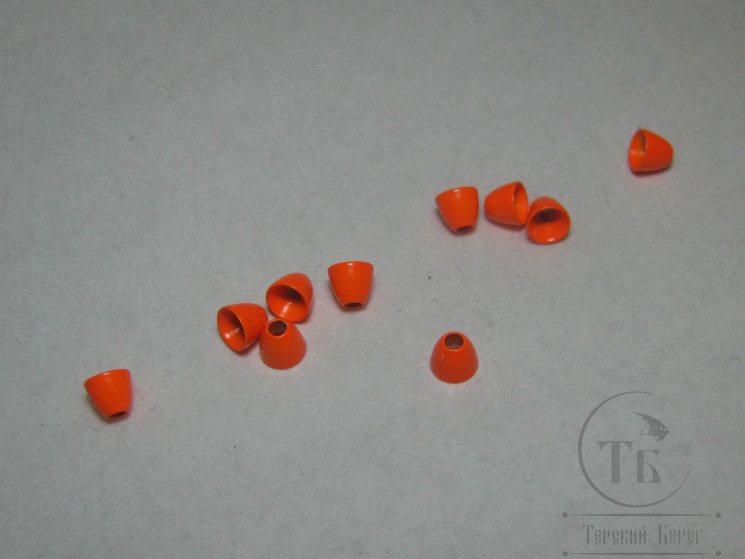 Конусная головка латунная Fl. Orange 4,0 мм. 5/32" (10 шт.)