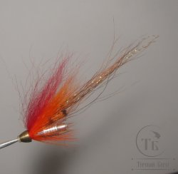 Муха лососёвая "Bullet Alum. Cone"/ Пуля алюминиевая + конус Shrimp