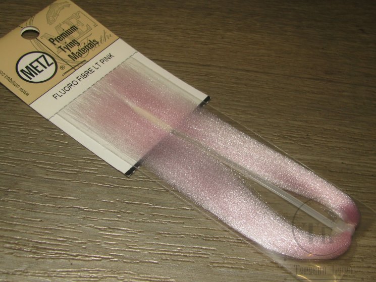 Тонкое синтетическое волокно Fluro Fibre Lt Pink Metz