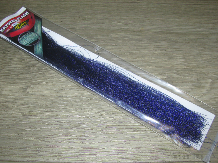 Крученые люрекс Krystal Flash UV Ice Effect UV Black Blue KF-116 HENDS