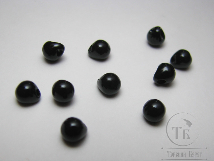 Головки вольфрамовые со смещенным отверстием  Micro Jig Heads D 3.3 Black Painted