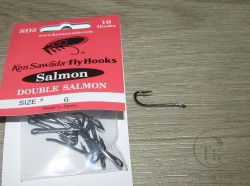 Двойник черный никель Ken Sawada SD3 Double Salmon № 6 ( 10 шт. )