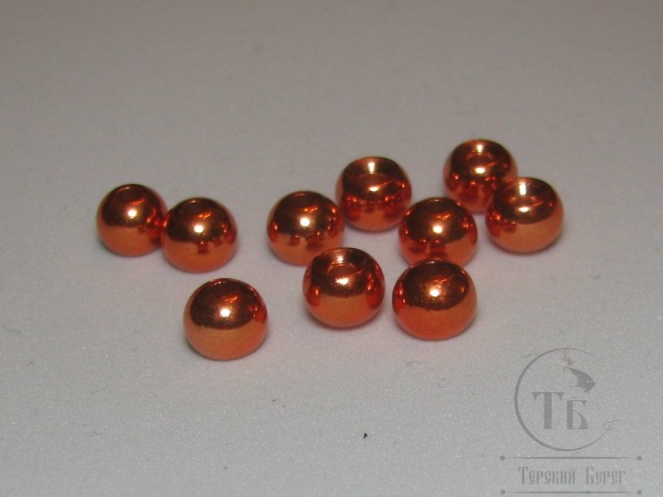 Шарик (головка) диам. 5,5 мм латунь Metallic Orange (10 шт)
