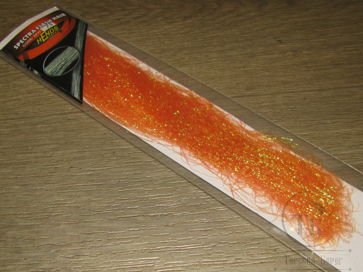 Синтетическое волокно Spectra Flash Hair Orange Red SH-13 Hends