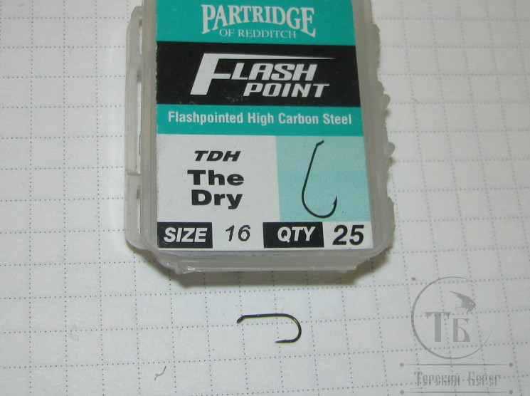 Крючки Partridge TDH The Dry № 16 ( 25 шт )