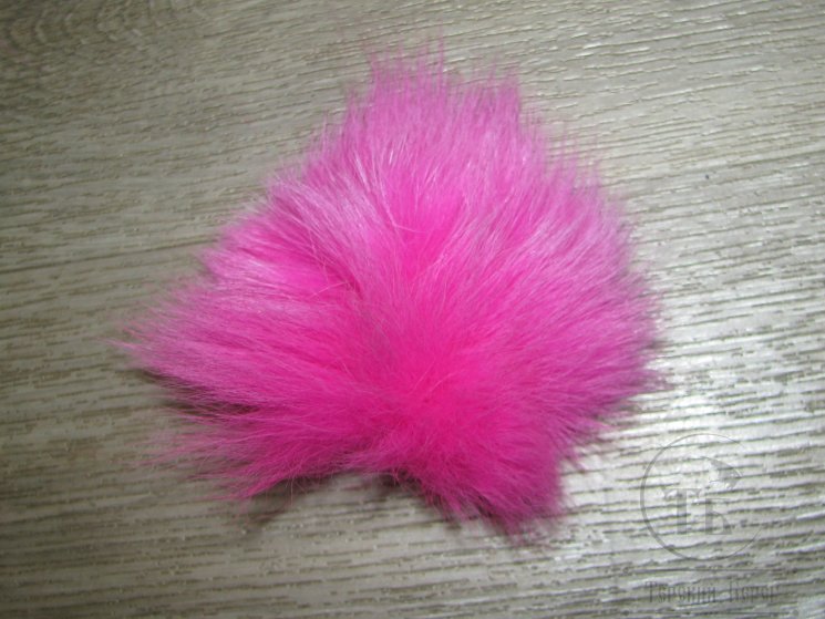 Мех арктического песца флюр розовый / Arctic Fox Fur Fl. Pink