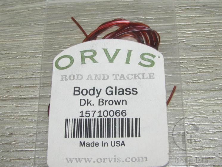 Силиконовая нить Body Glass Dk. Brown Orvis
