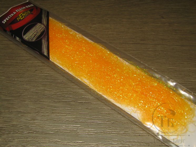 Синтетическое волокно Spectra Flash Hair Fl. Lt. Orange SH-98 Hends