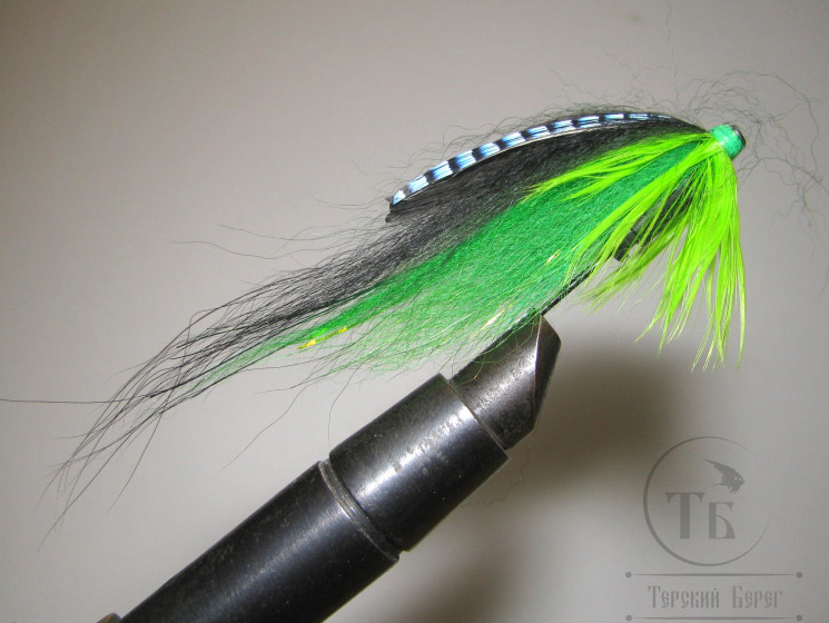 Муха лососёвая Bottle Heavy ( 10 ) Jay Kola Green FGH 