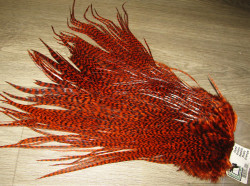 Седло Dyed Grizzly Saddle Rusty Orange Hareline