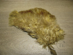 Перо курицы на коже Soft Hackle Chicabou Olive ( распродажа П- 68 )