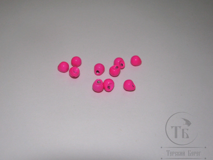 Головки вольфрамовые со смещенным отверстием  Micro Jig Heads D 2.8 Fl. Pink