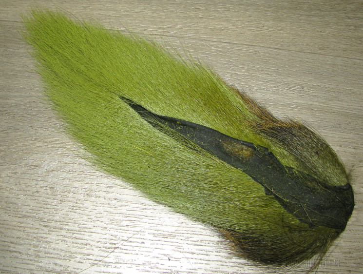 Хвост оленя средний / Bucktail Large Lt. Olive